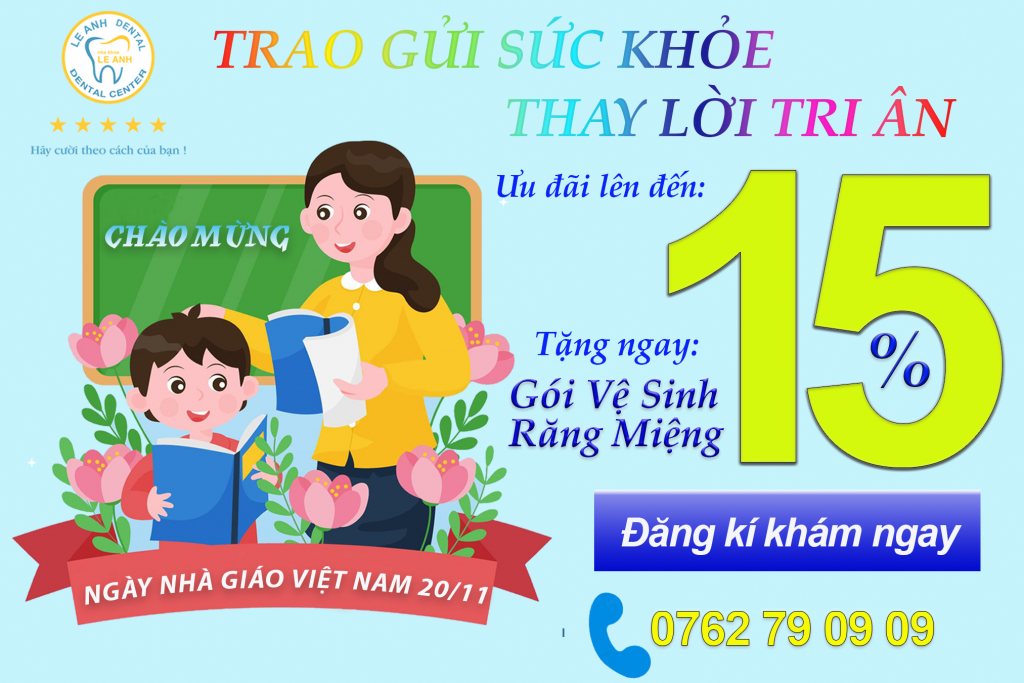 ưu đãi tri ân ngày nhà giáo việt nam