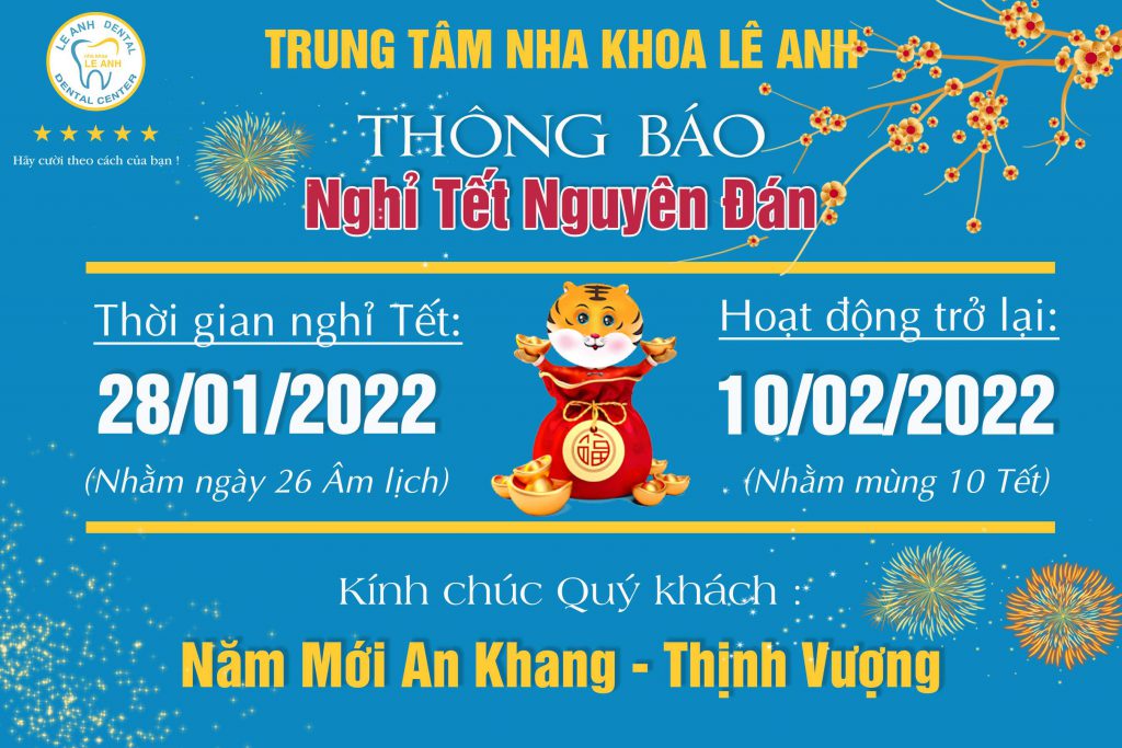 thông báo lịch nghỉ tết nguyên đán 2022