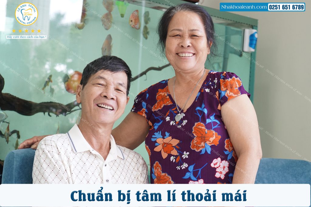 4. Chuẩn bị tâm lí thoải mái