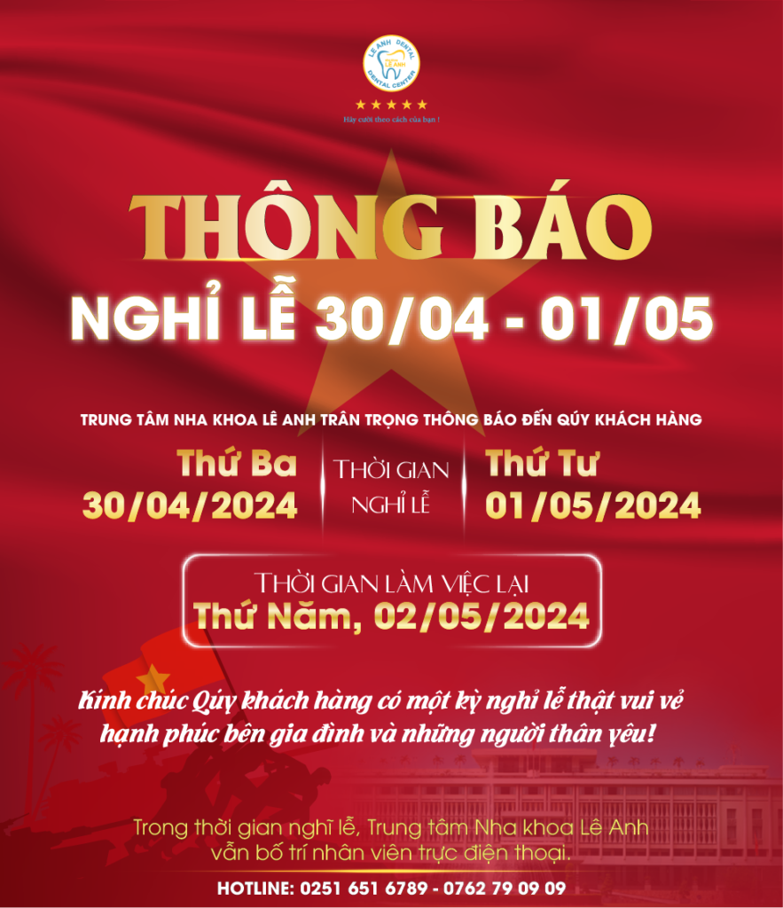 thông báo nghỉ lễ 30/4-1/5